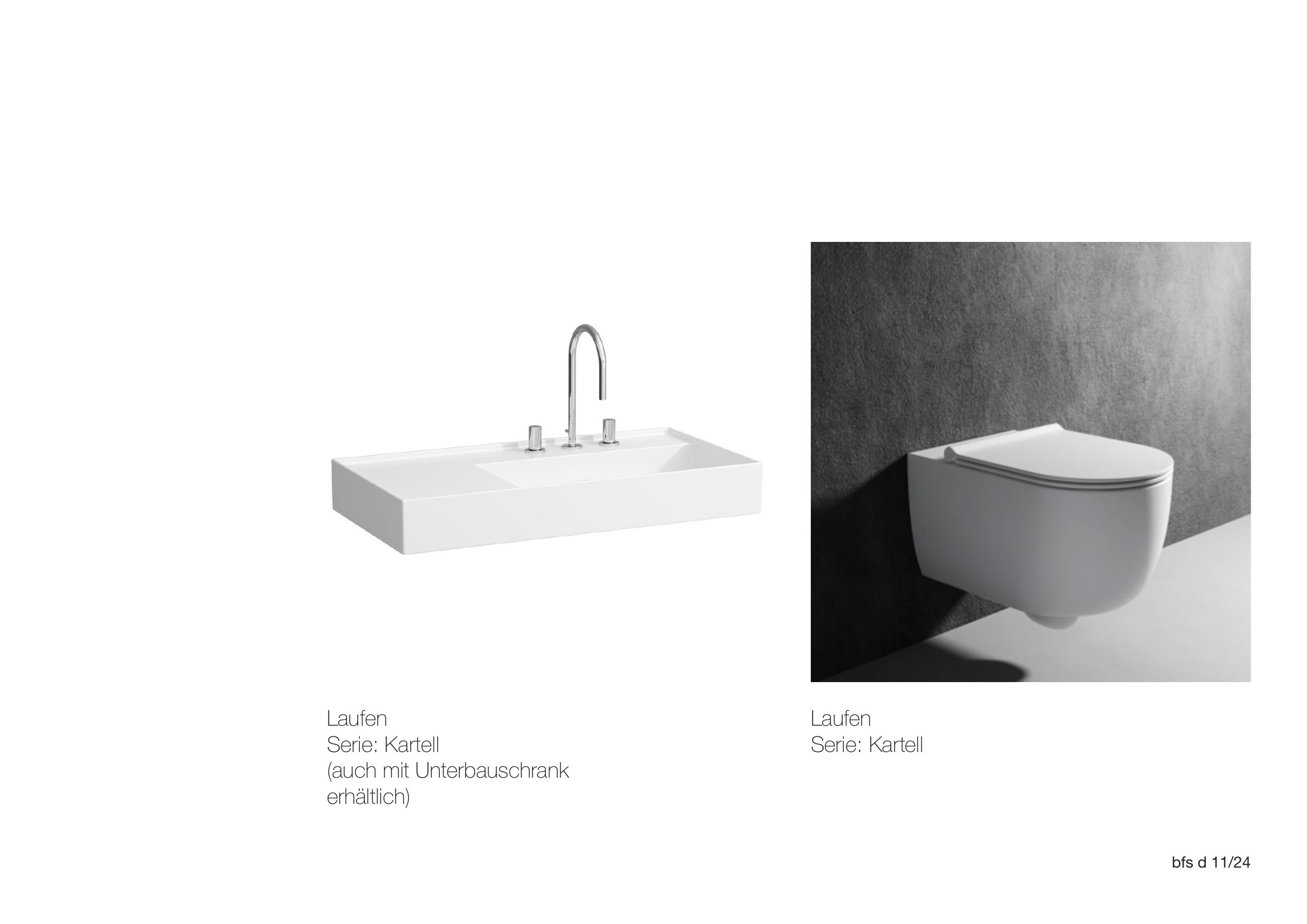 Laufen Kartell Waschtisch und WC